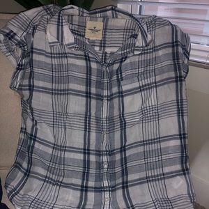 Flannel shirt short sleeved